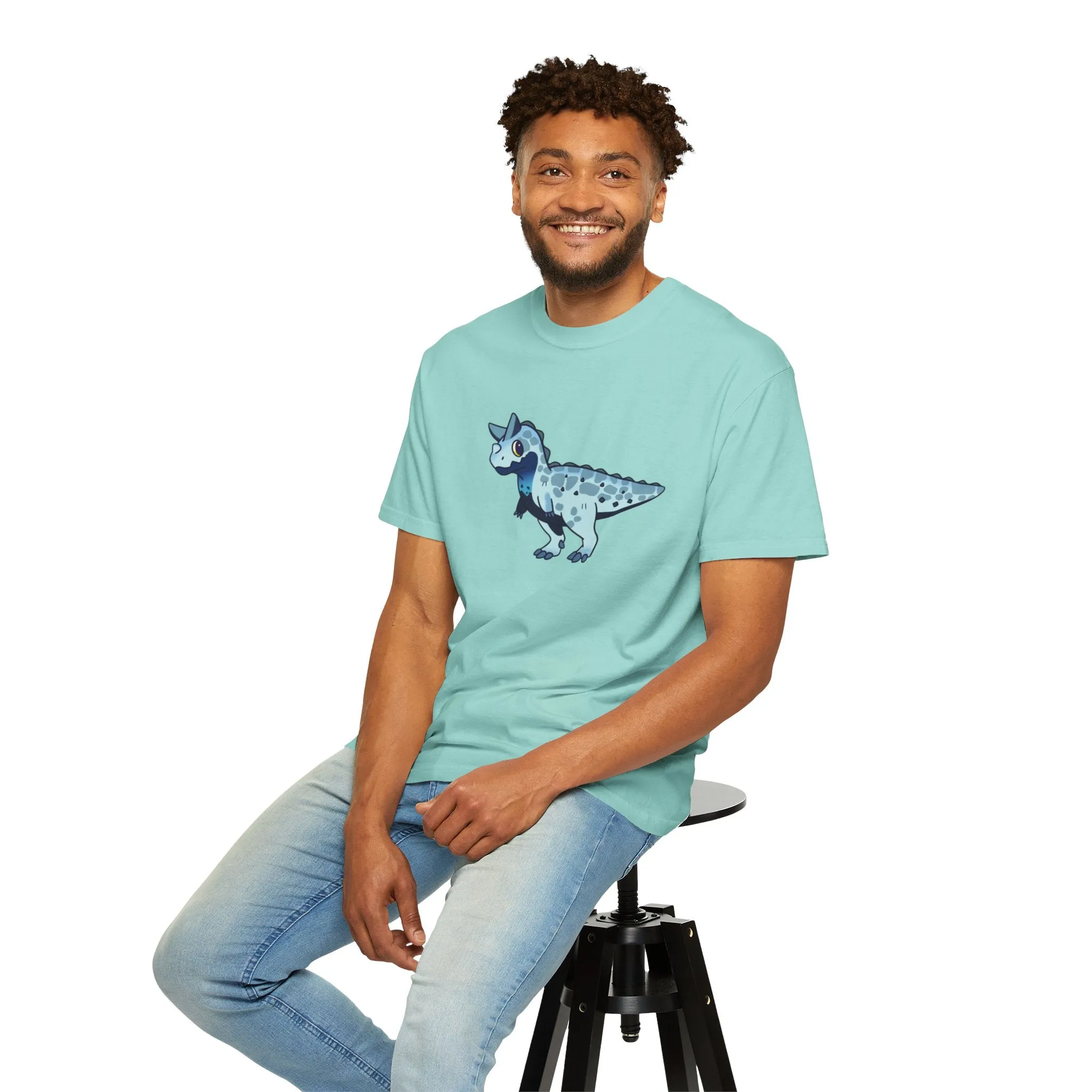 Bright Sky Carnotaurus with Plates T-Shirt