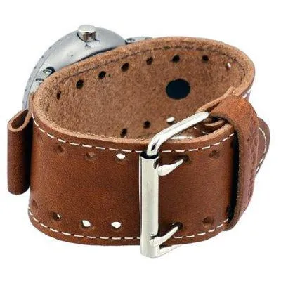 Brown Wheelmen Leather Band Watch BSTH079S