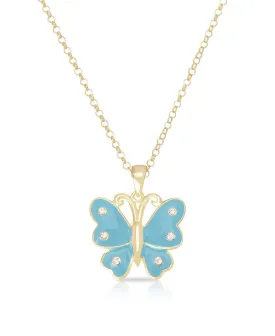 Butterfly Pendant (Turquoise)