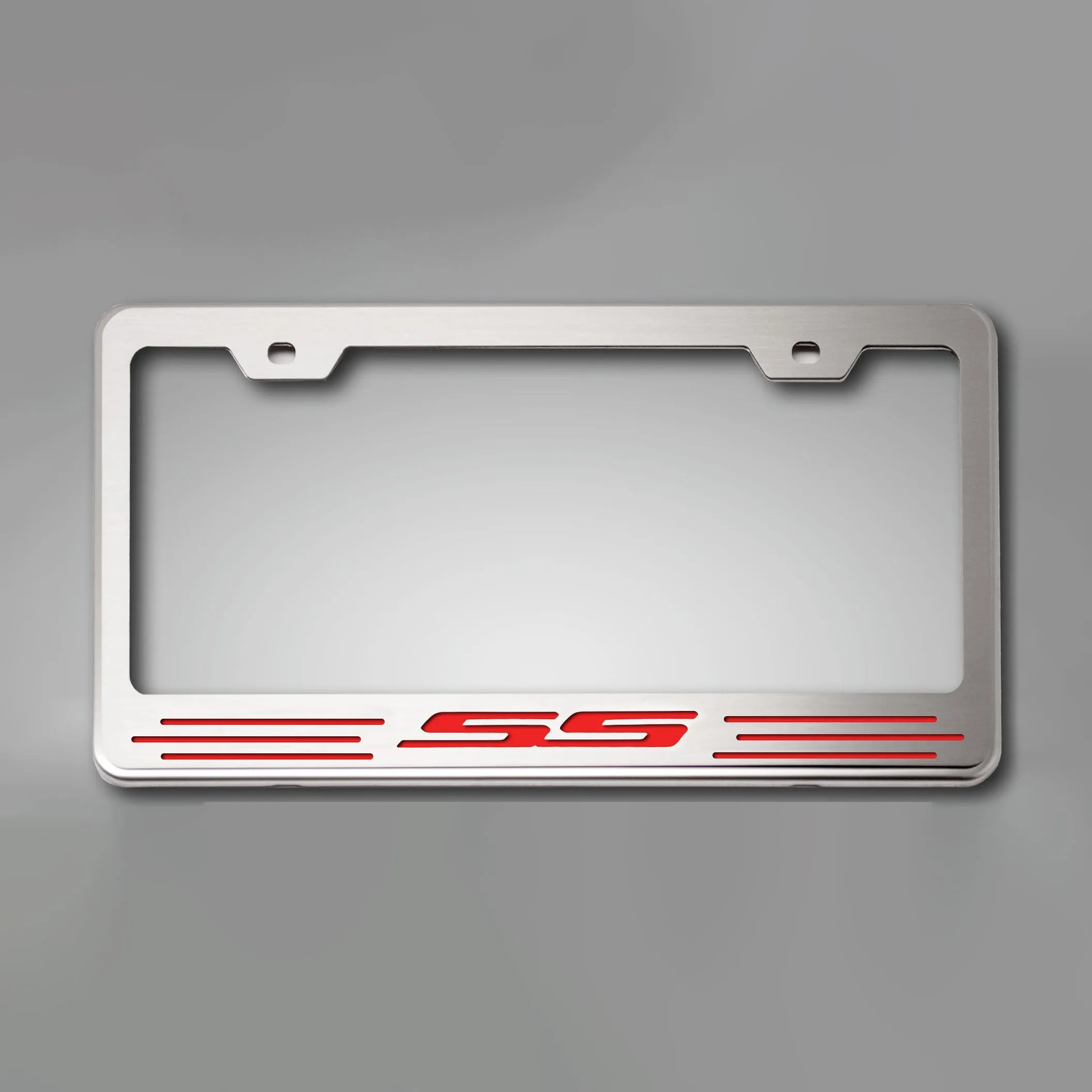 Camaro SS - License Plate Frame for Camaro with SS Lettering - Vinyl