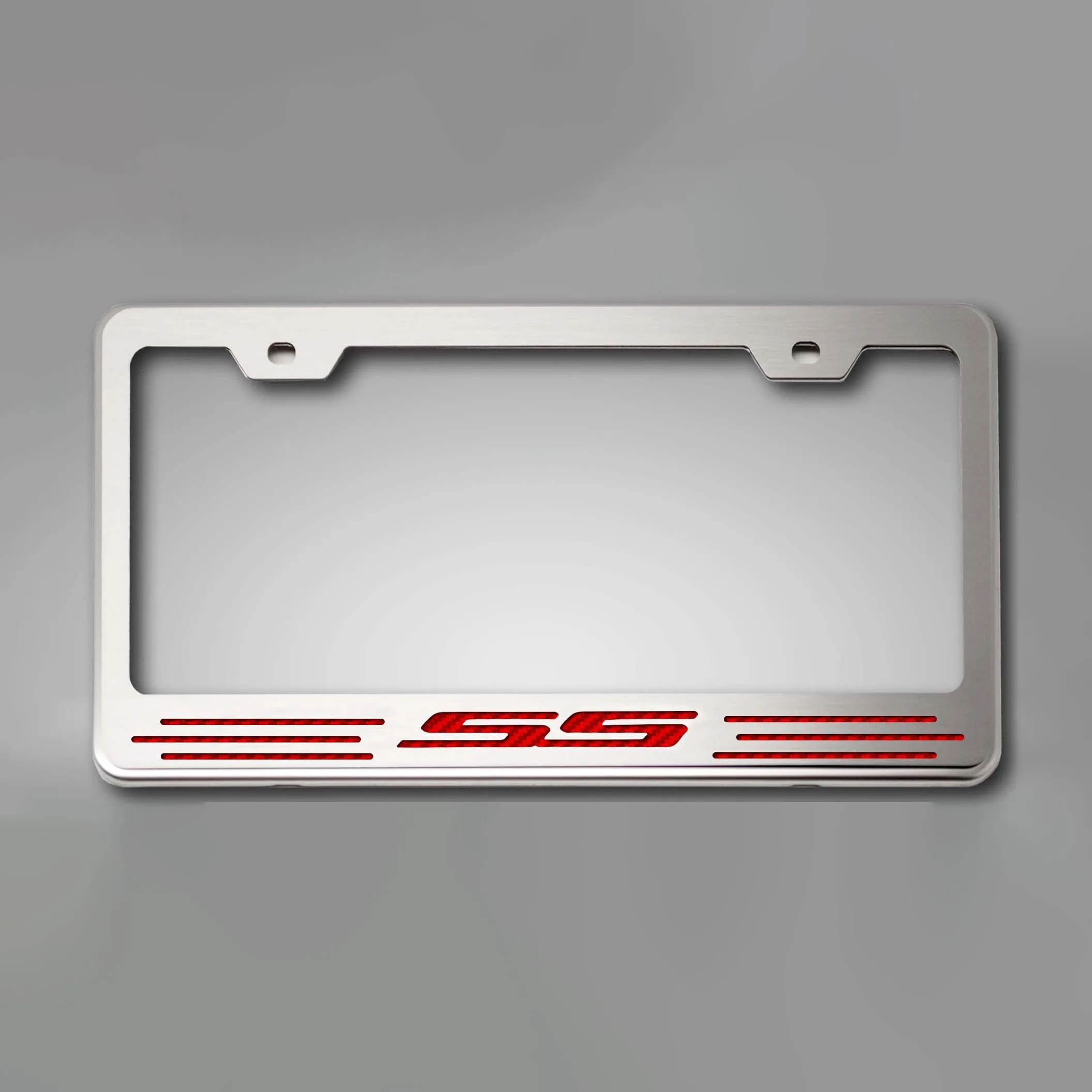 Camaro SS - License Plate Frame for Camaro with SS Lettering - Vinyl