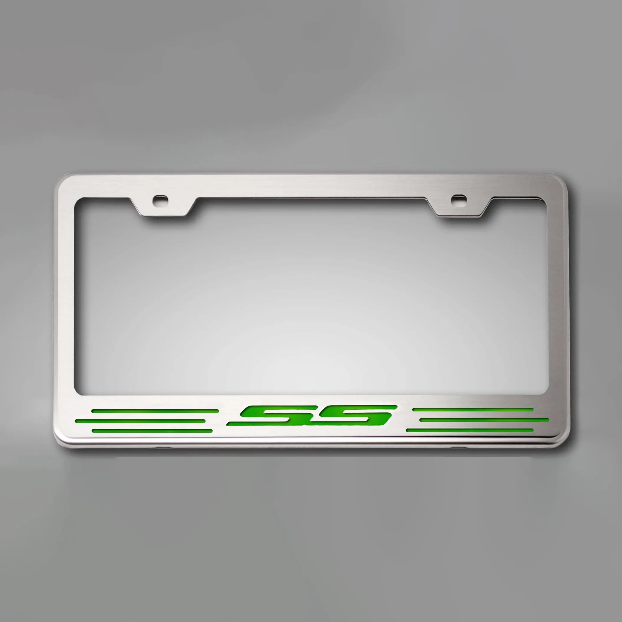 Camaro SS - License Plate Frame for Camaro with SS Lettering - Vinyl