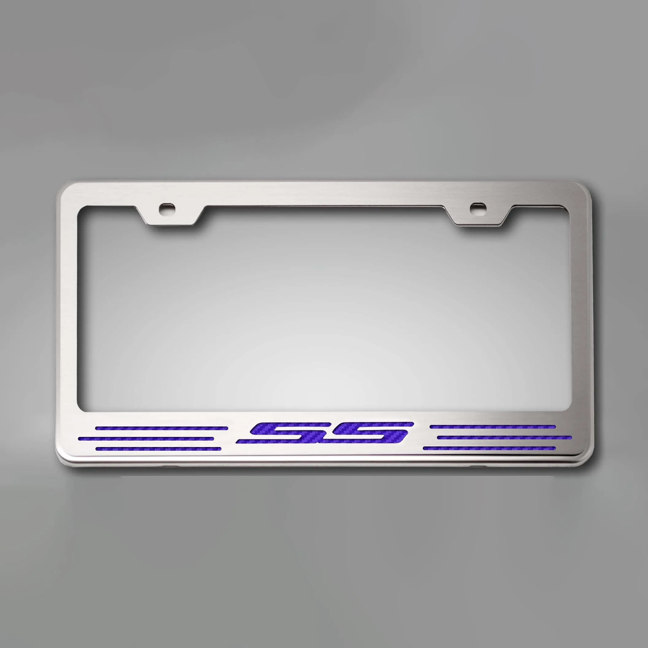 Camaro SS - License Plate Frame for Camaro with SS Lettering - Vinyl