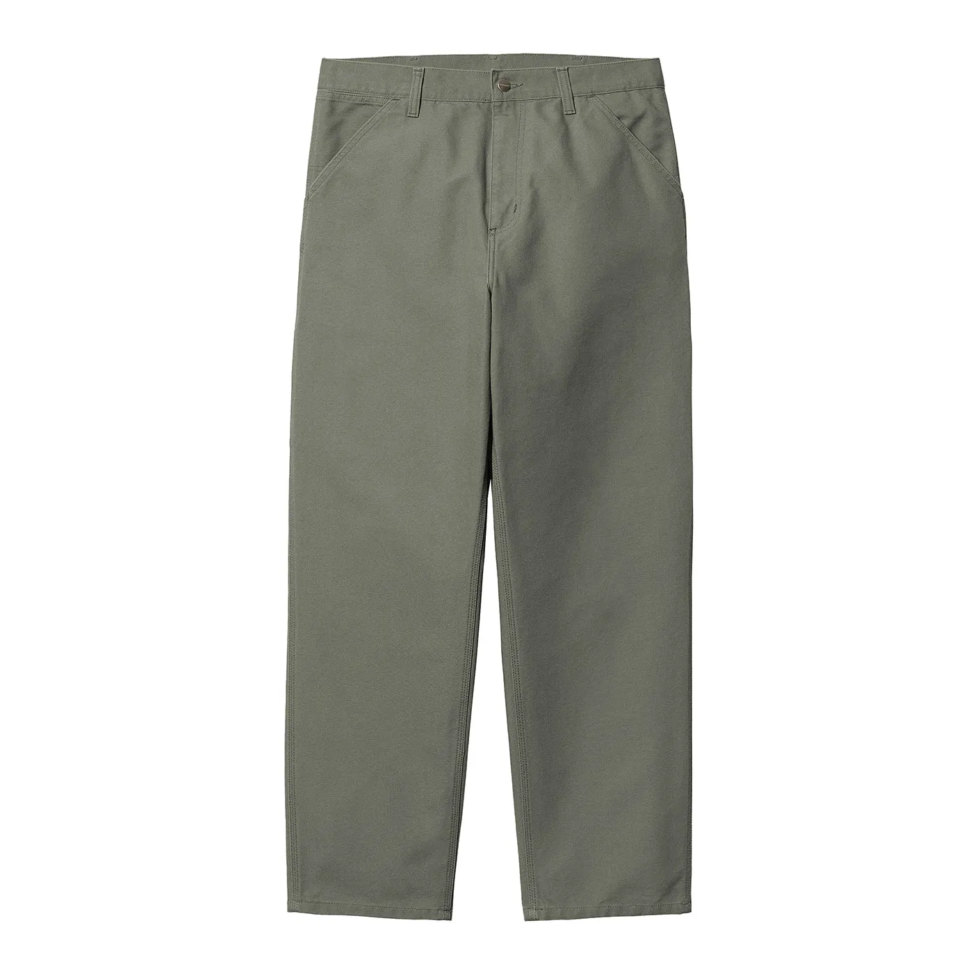 Carhartt WIP Single Knee Pant - Smoke Green Rinsed