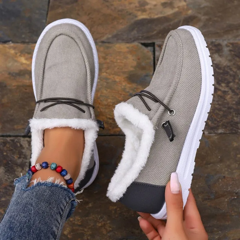 Casual Patchwork Solid Color Round Comfortable Out Door Shoes