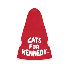 Cats for Kennedy Pet Hoodie | Red