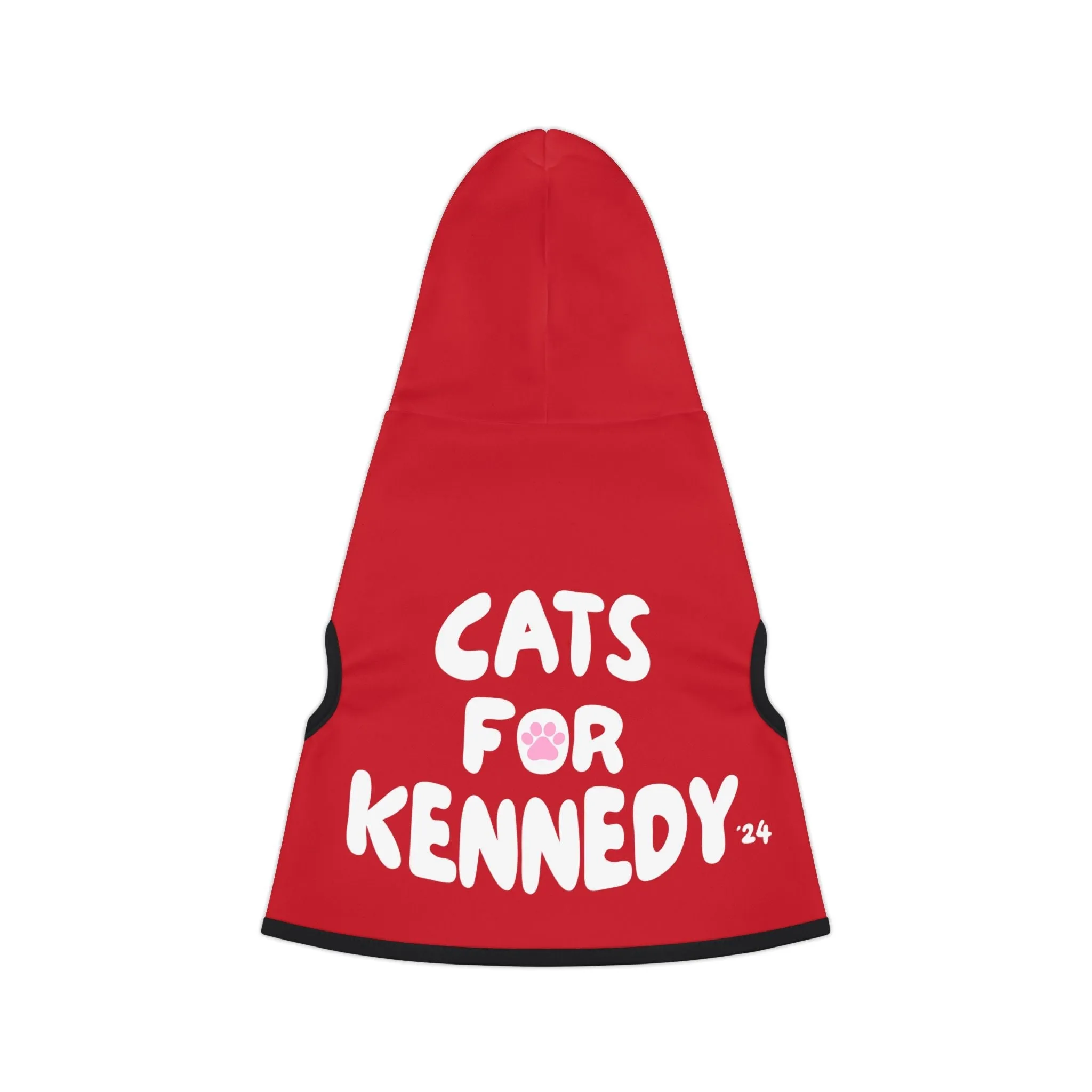 Cats for Kennedy Pet Hoodie | Red