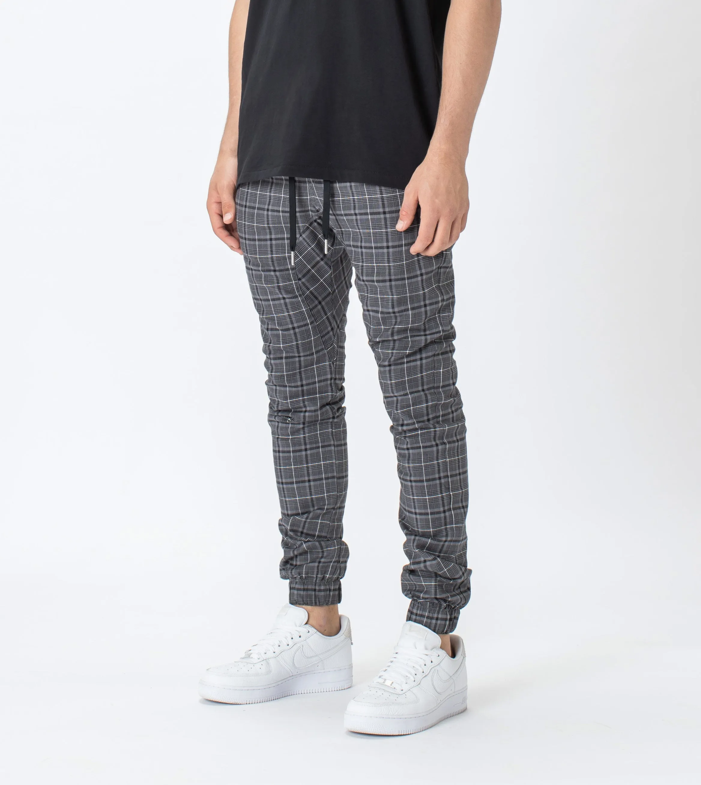 Check Sureshot Jogger Dk Grey