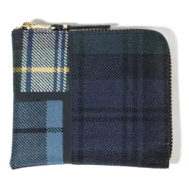 COMME des GARÇONS SA3100 Tartan Patchwork Wallet / Green