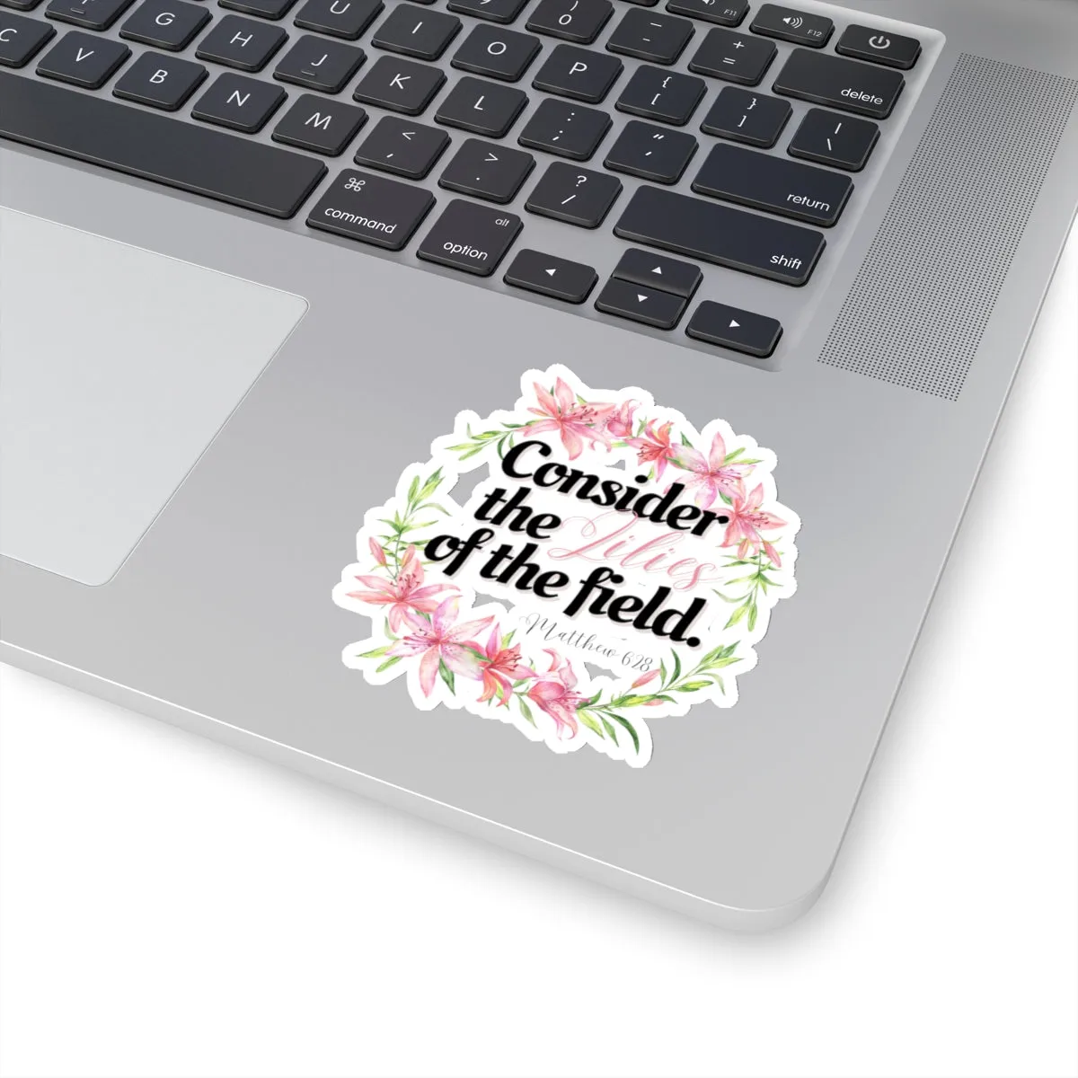 Consider the LIlies of the field Bible Kiss-Cut Stickers