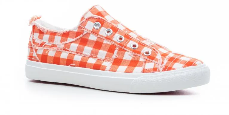 Corkys Orange Gingham Print Babalu