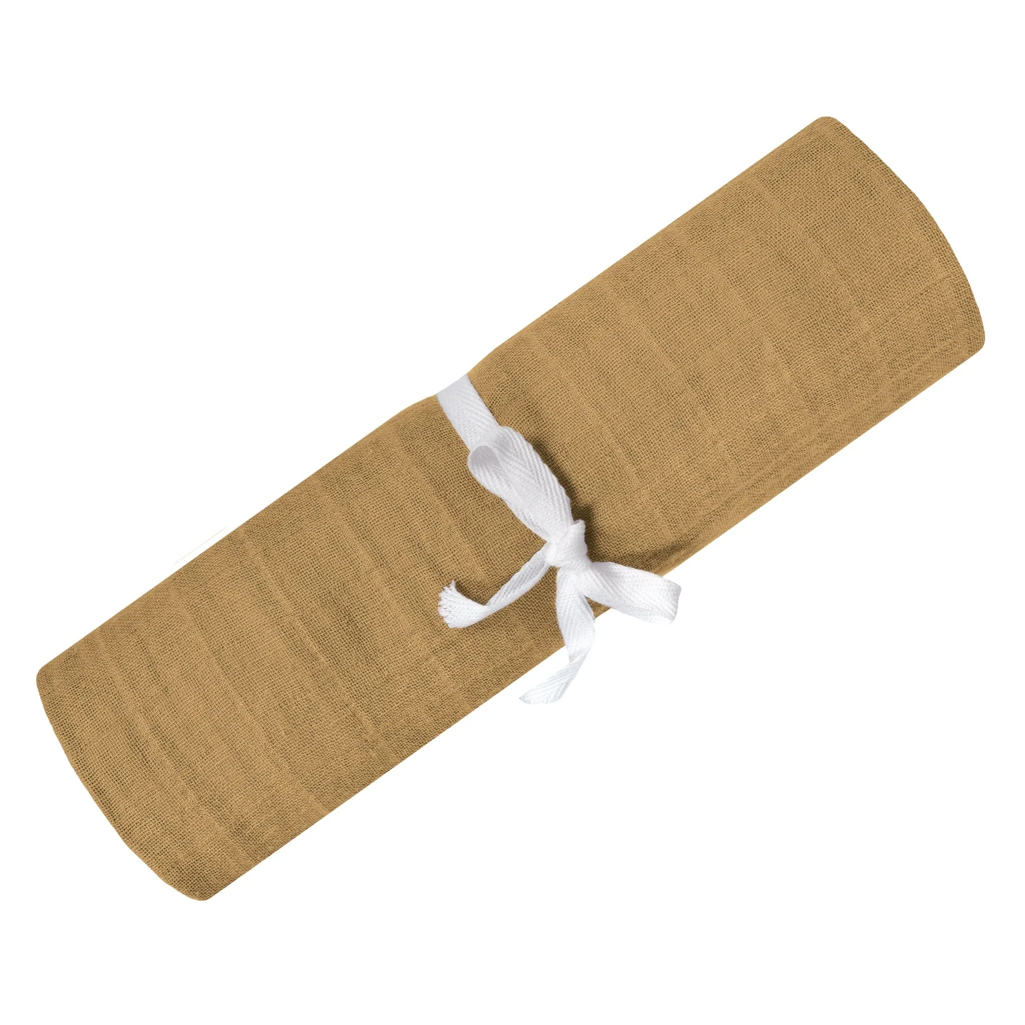 Cotton muslin swaddle - Honey