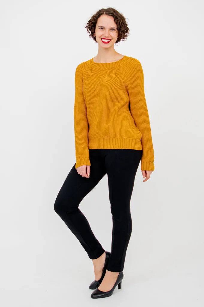 Davis Sweater, Tangerine, Cotton