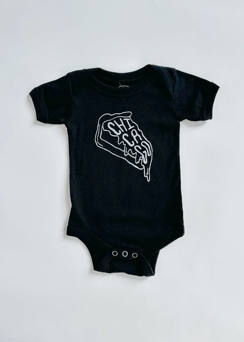 Deep Dish Onesie - Black