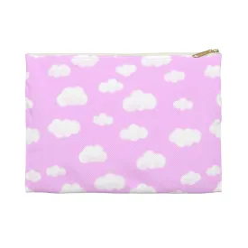 Dreamy Clouds Accessory Pouch (Taffy Pink)