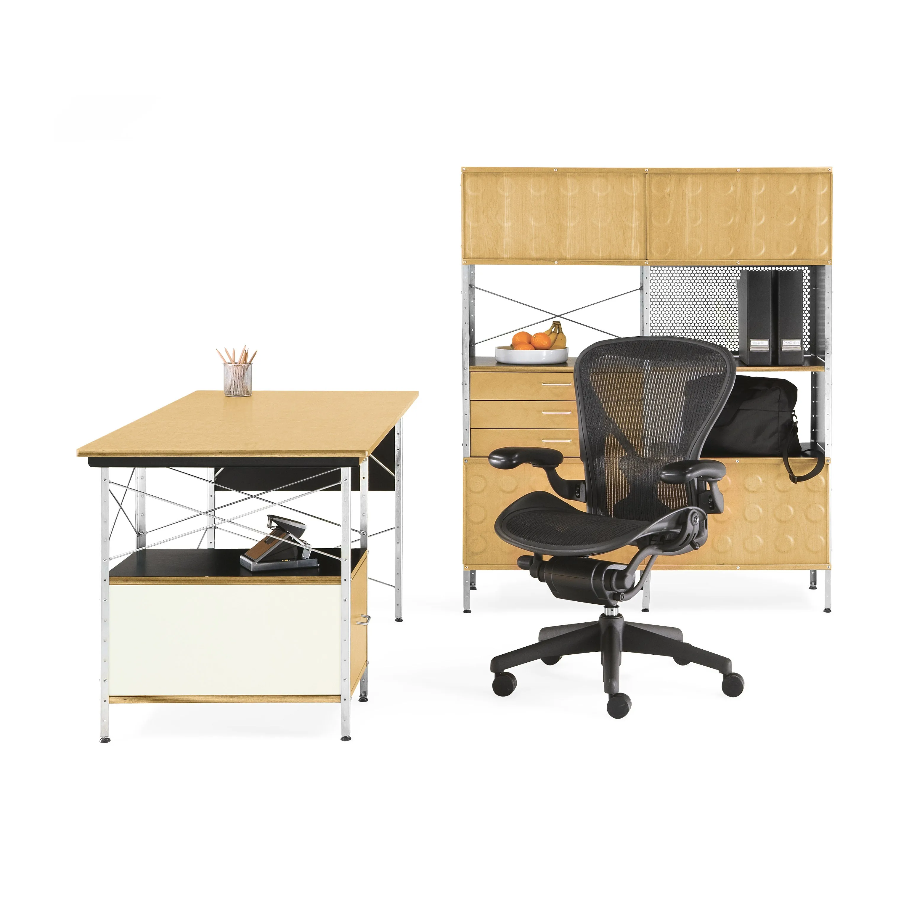 Eames Desk from Herman Miller - Black/White