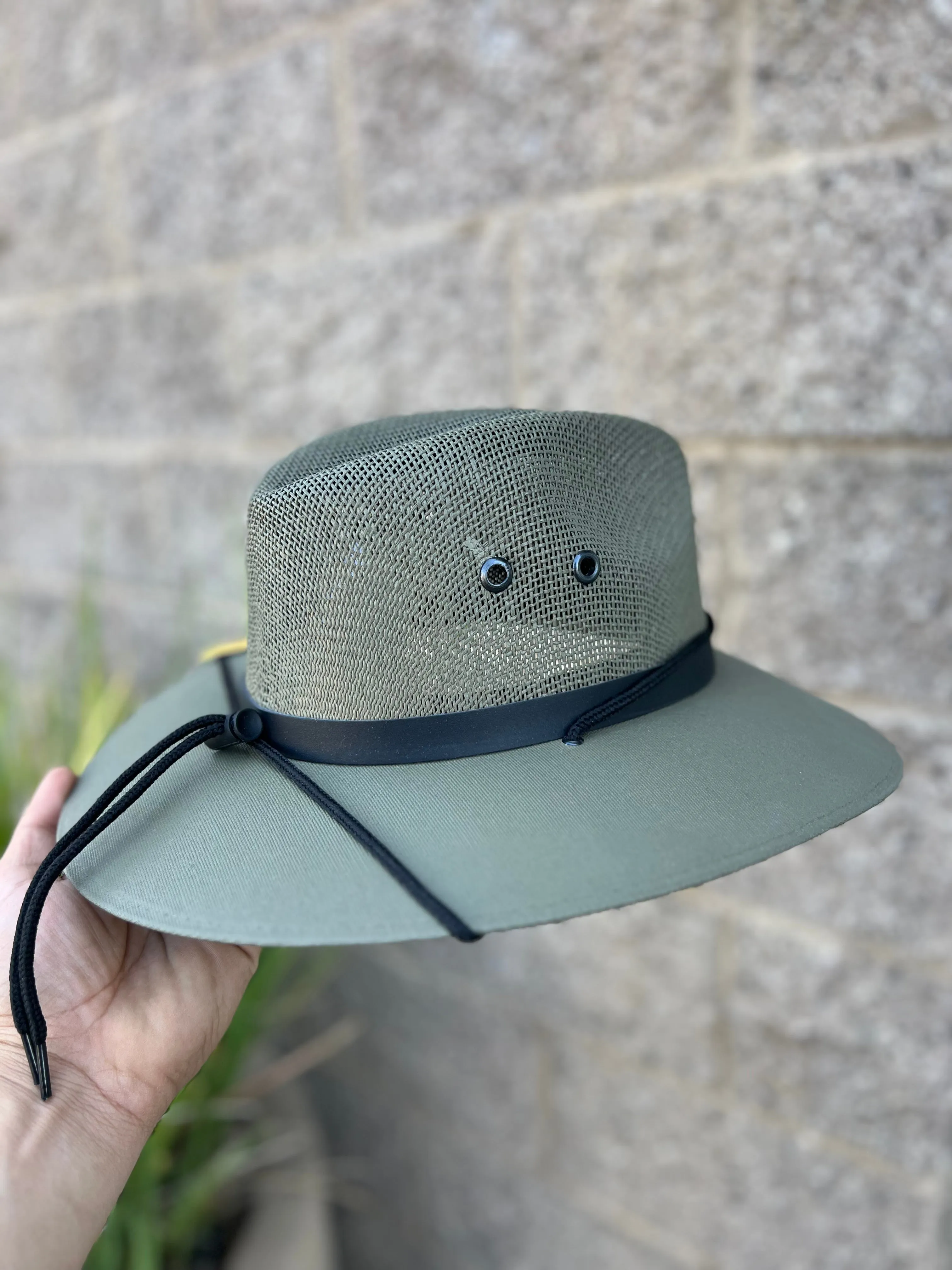 Explorer - Tombstone Straw Hat (Verde Obscuro)