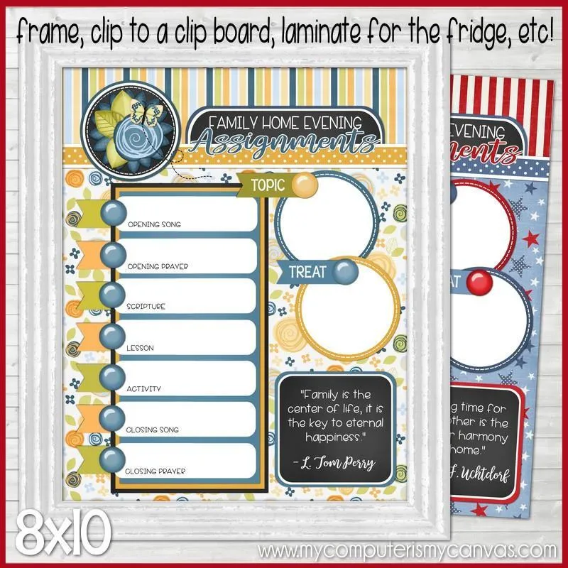 Family Command Center PRINTABLES {Discounted Bundle}