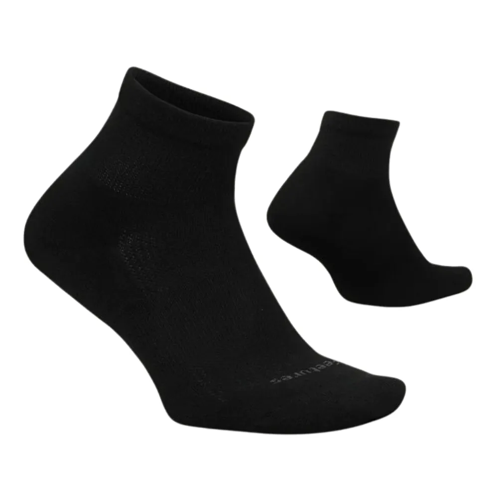 Feetures Therapeutic Max Cushion Quarter Black Socks (Unisex)