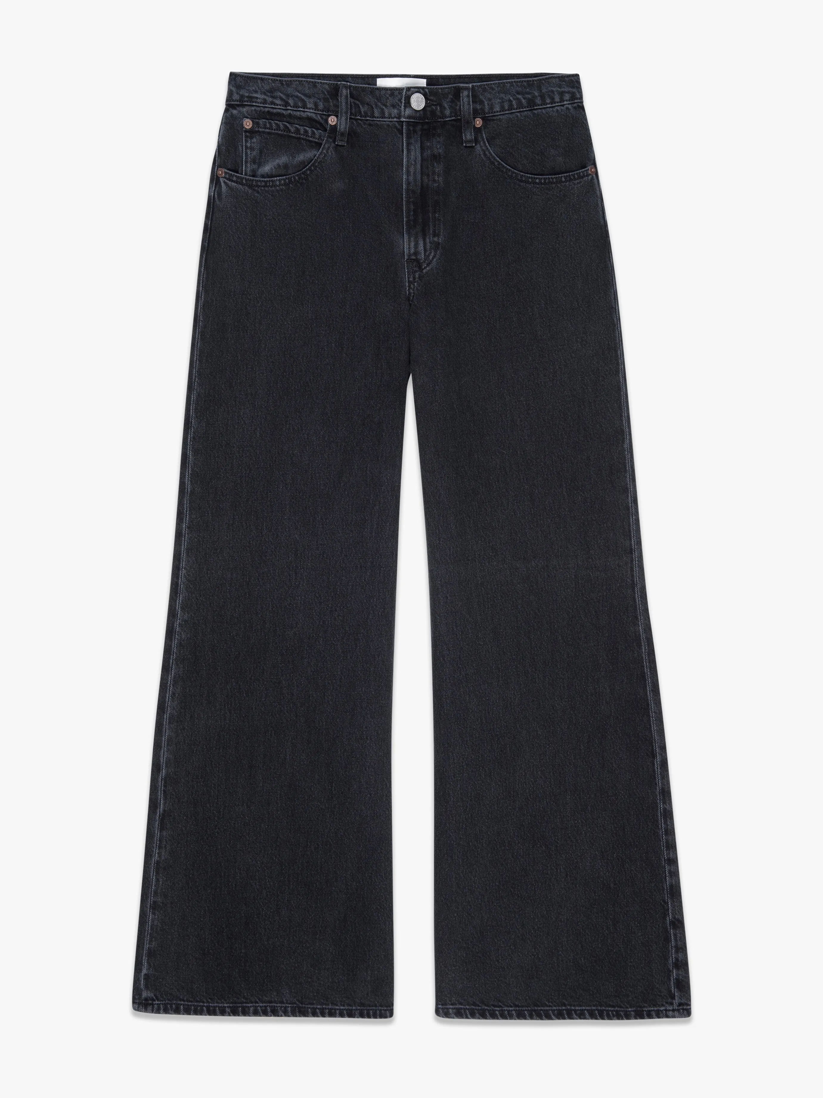 Frame Easy Wide Flare Jean in Inkwell