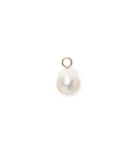 Freshwater Pearl & 14k Gold Earring Charm