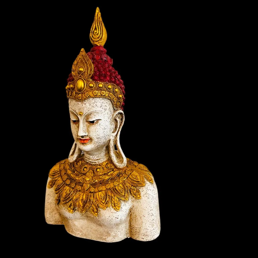 Hand painted Buddha Head