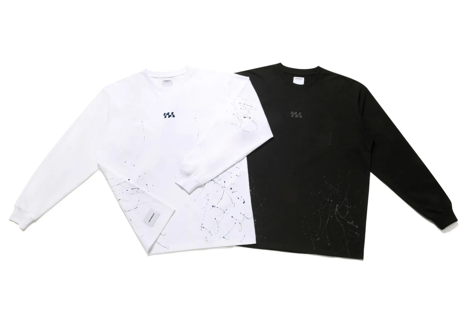 Hand Painted Logo Graphic Long Sleeve T-shirt