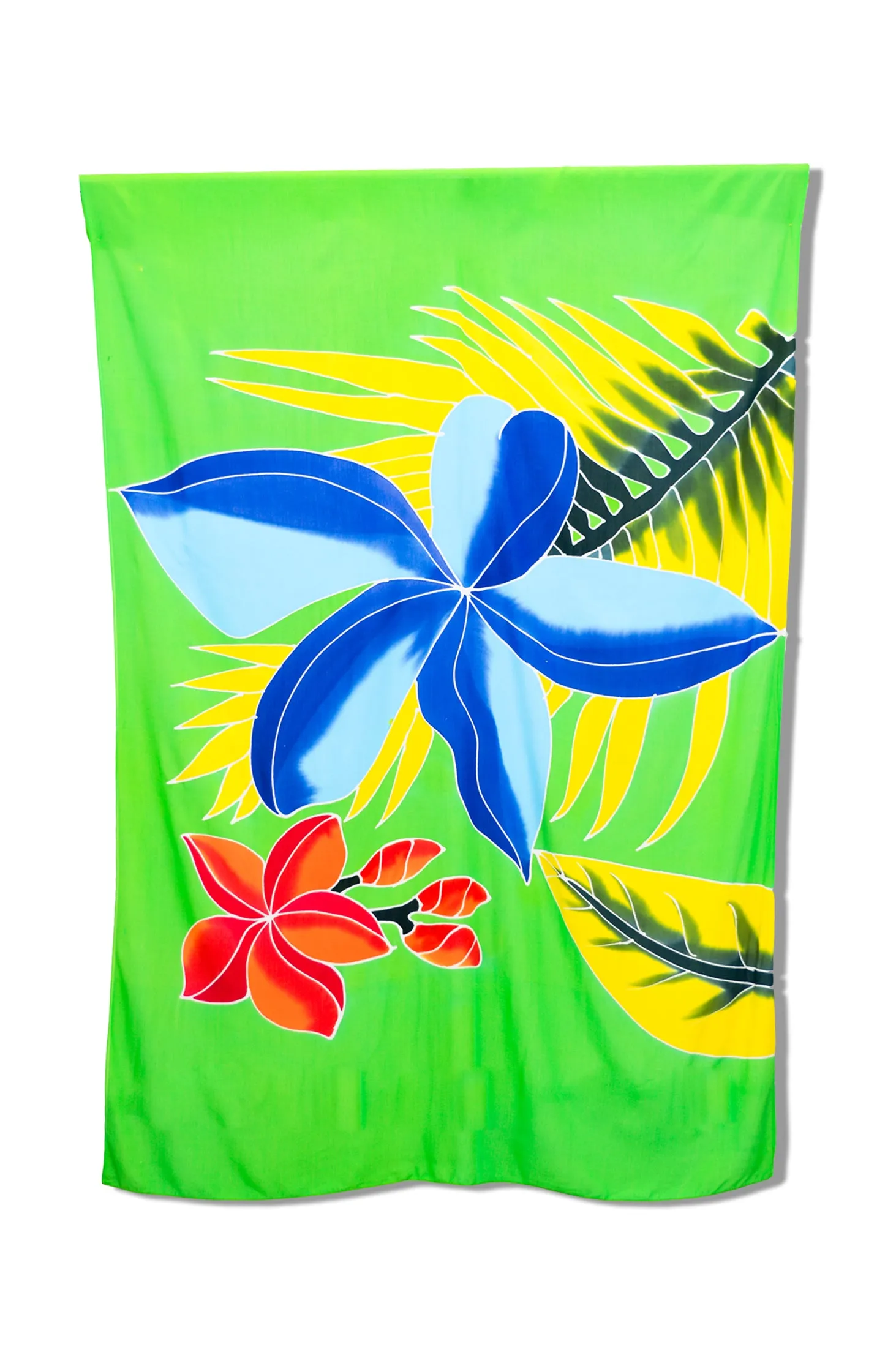 Hand Painted Sarong, Neon Tropik