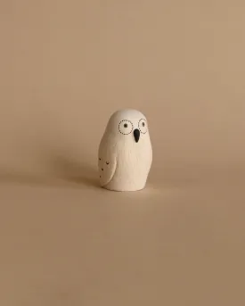 Handmade Tiny Wooden Exotic Animals - Owl