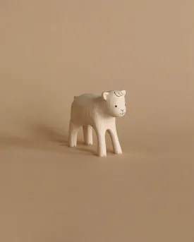 Handmade Tiny Wooden Farm Animals - Goat