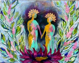 Healing Sisters Original Painting