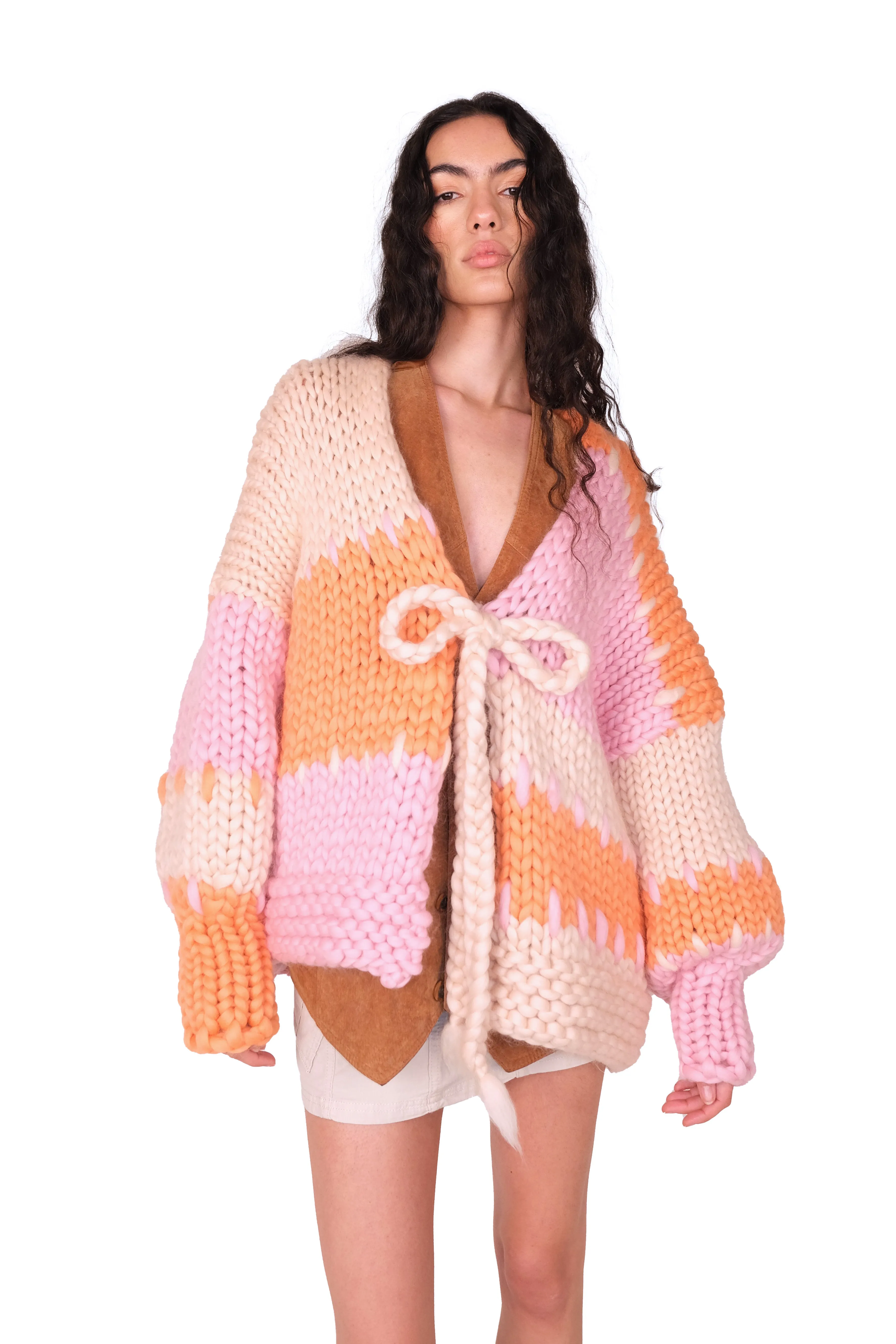 Hebe Chunky Knit Cardigan