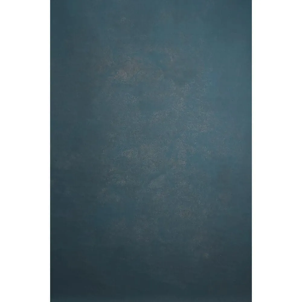 (HP-NS) 2x3m Blue Hand-Painted Canvas Drop with Soft Texture