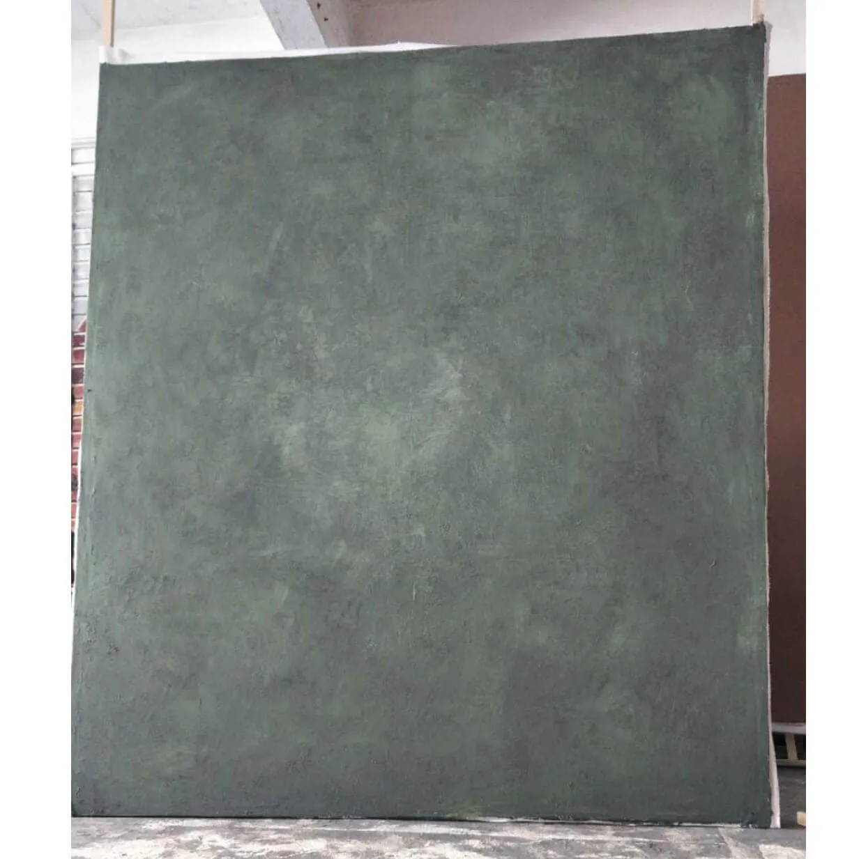 (HP-NS) 2x3m Hand-Drawn Choppy Background with Canvas Material (Jade Green) - As used by Glenn Norwood