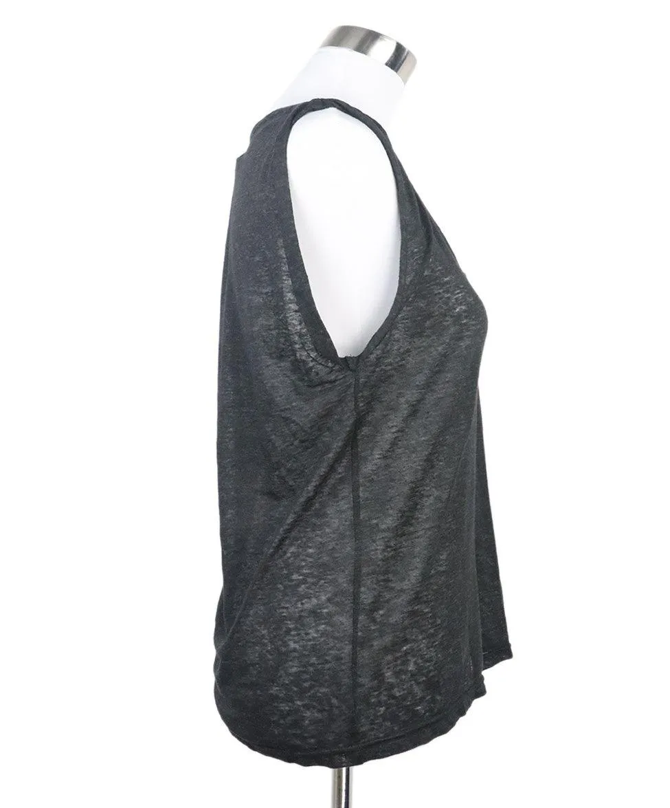 Isabel Marant Black Cotton Top sz 6