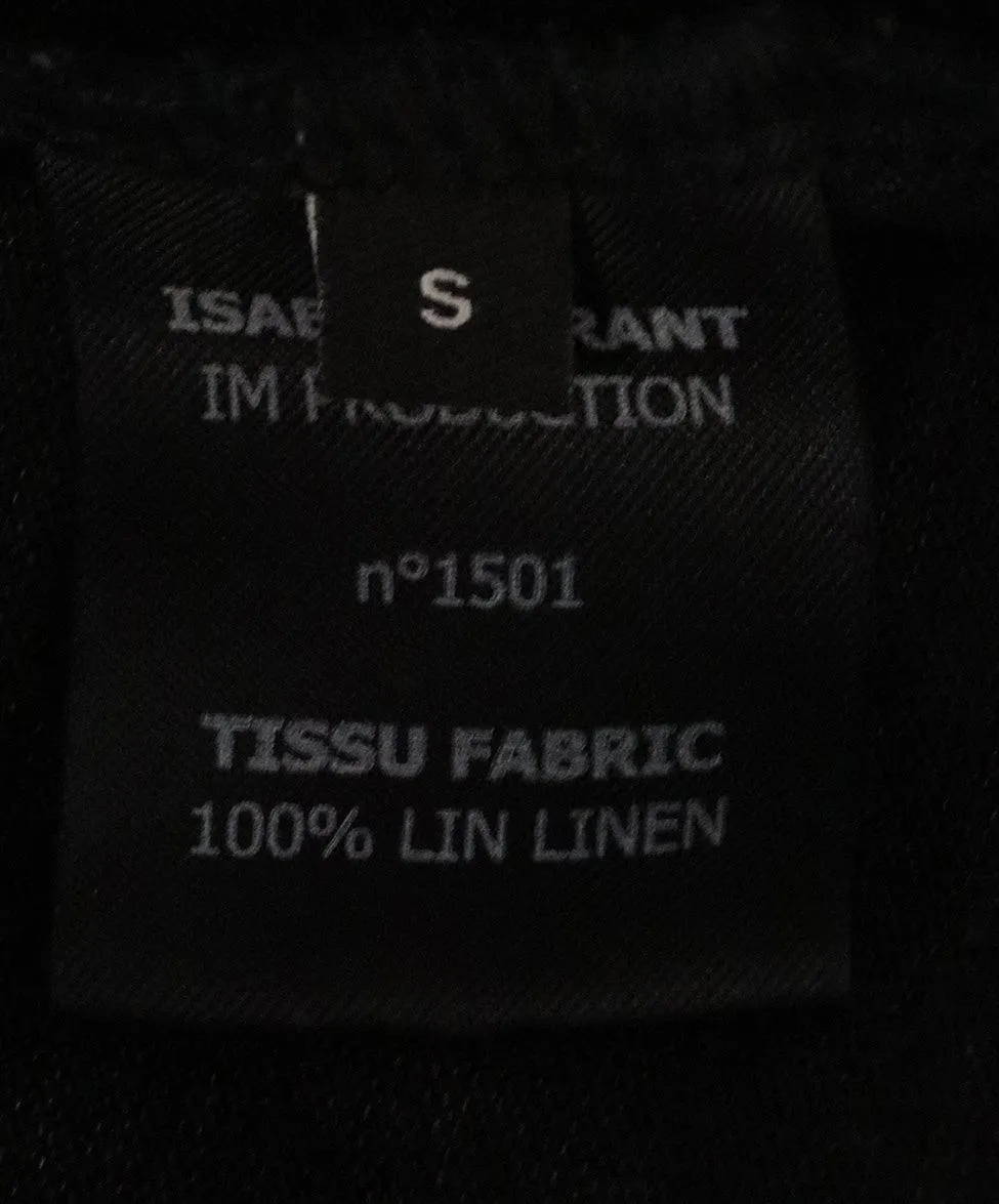 Isabel Marant Black Cotton Top sz 6