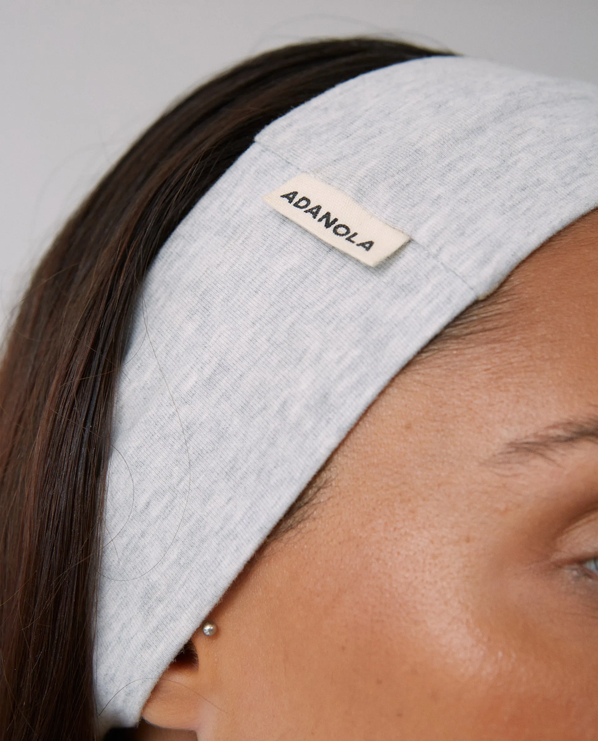 Jersey Headband - Grey Melange