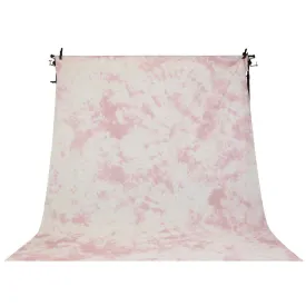 Kaleidoscope Series Mottled Cotton Muslin Backdrop 3M x 5M - Soft Fairy Floss