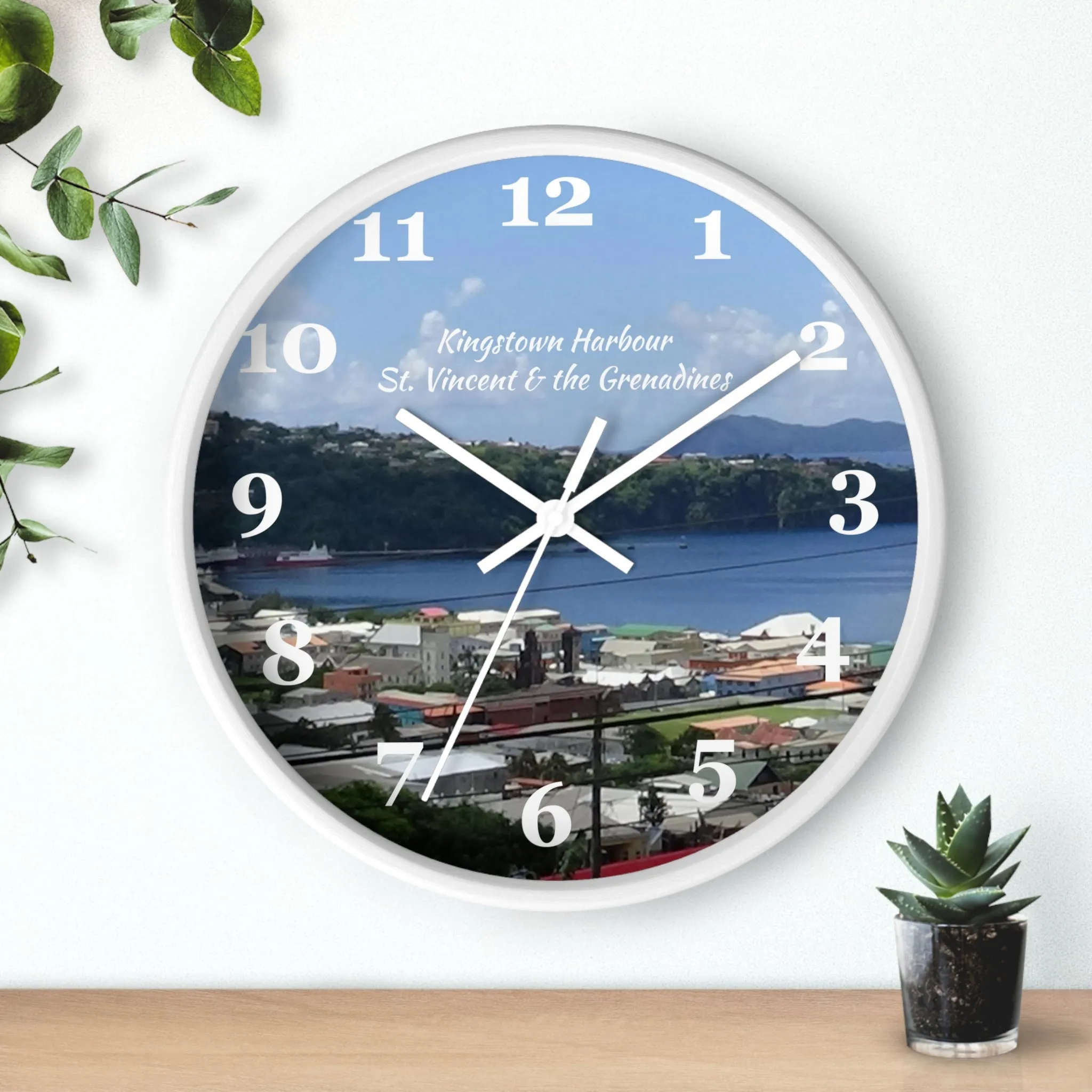 Kingstown St. Vincent and the Grenadines Wall Clock