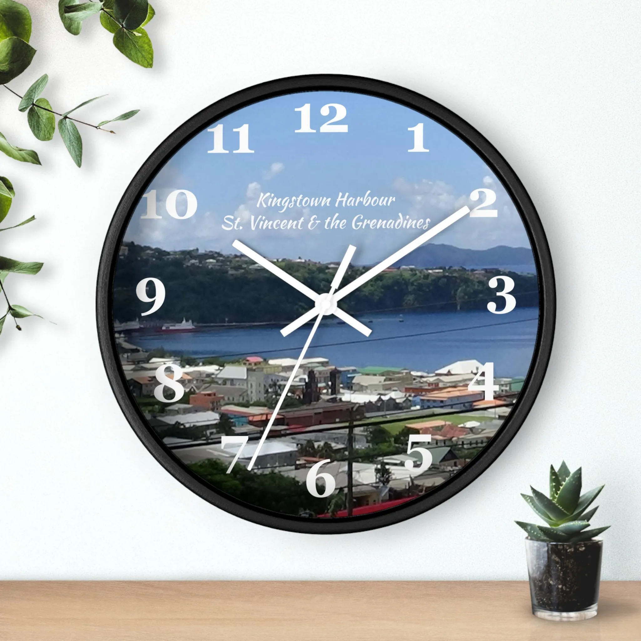 Kingstown St. Vincent and the Grenadines Wall Clock