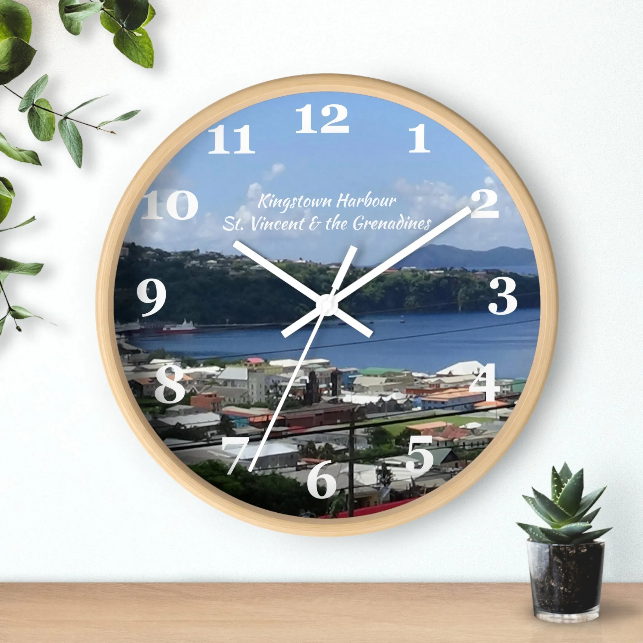 Kingstown St. Vincent and the Grenadines Wall Clock