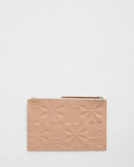 Lawrence Flower Patchwork Zip Pouch