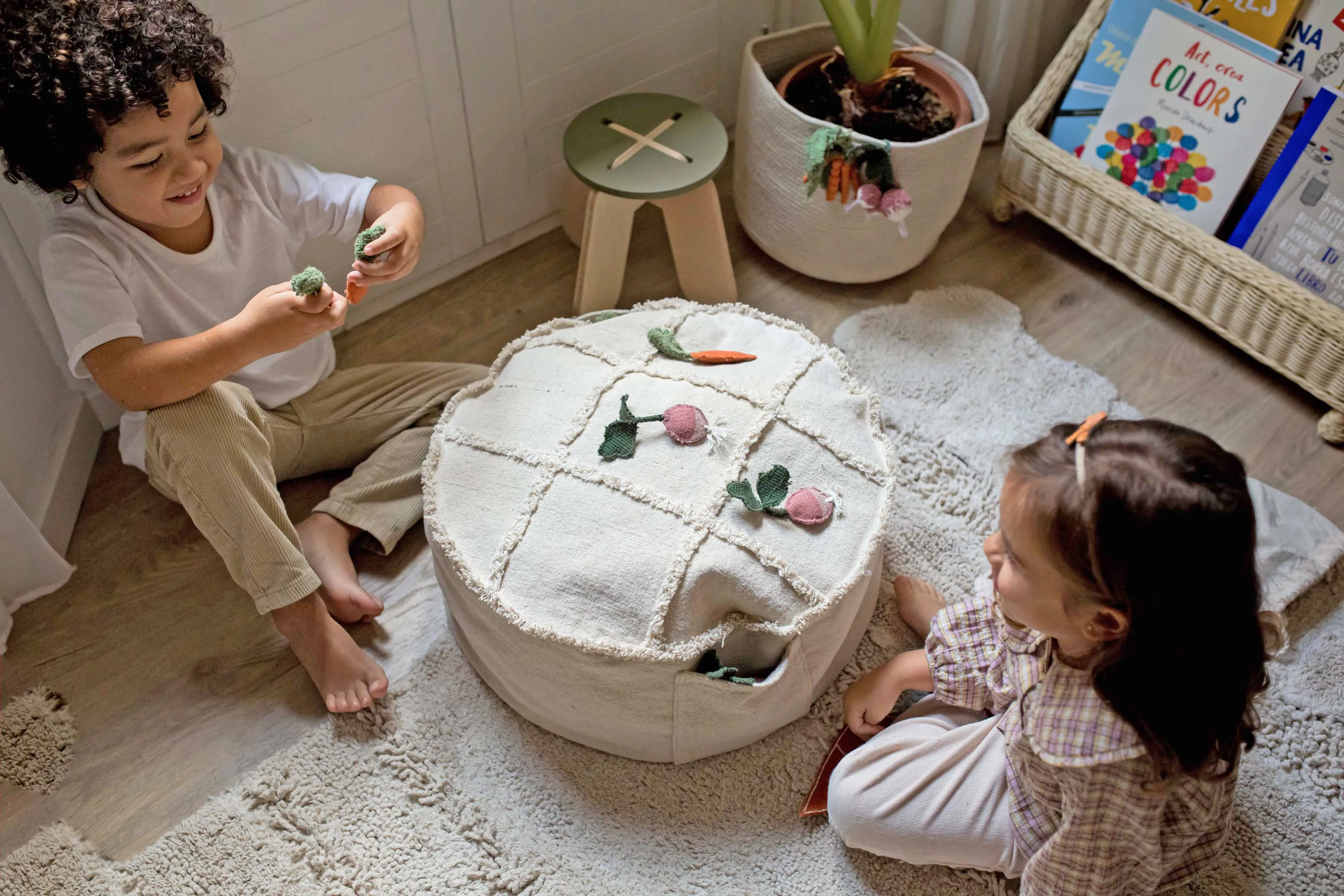 Lorena Canals Pouffe - Tic-Tac-Toe