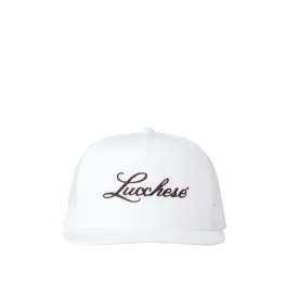 Lucchese Script Trucker Cap :: White