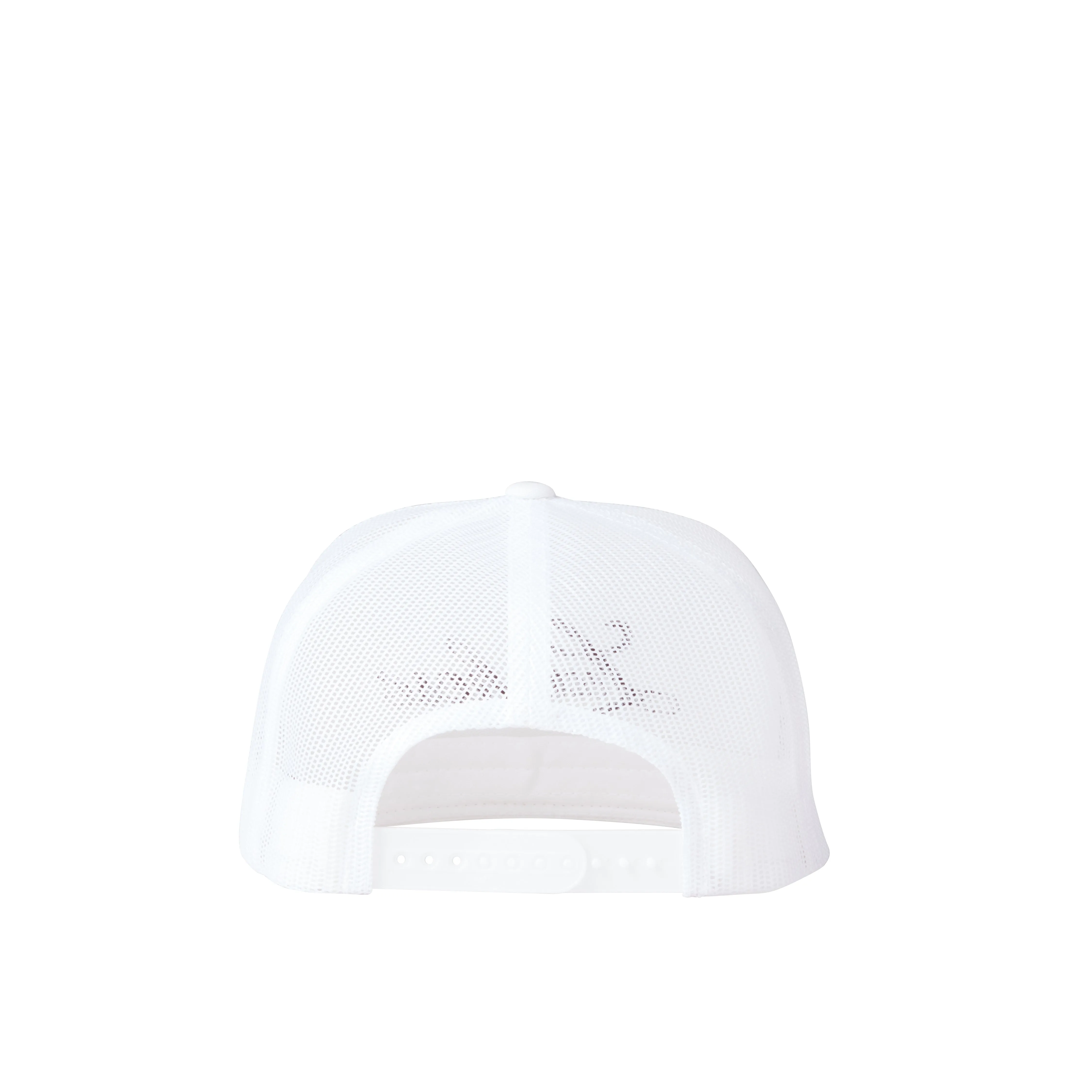 Lucchese Script Trucker Cap :: White