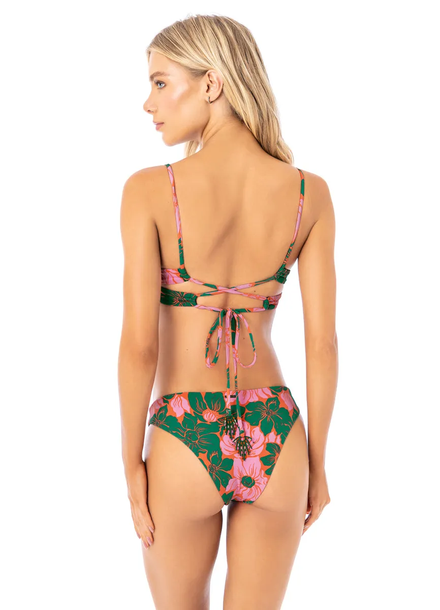 Maaji Floral Stamp Tribe Unmolded Underwire Bikini Top