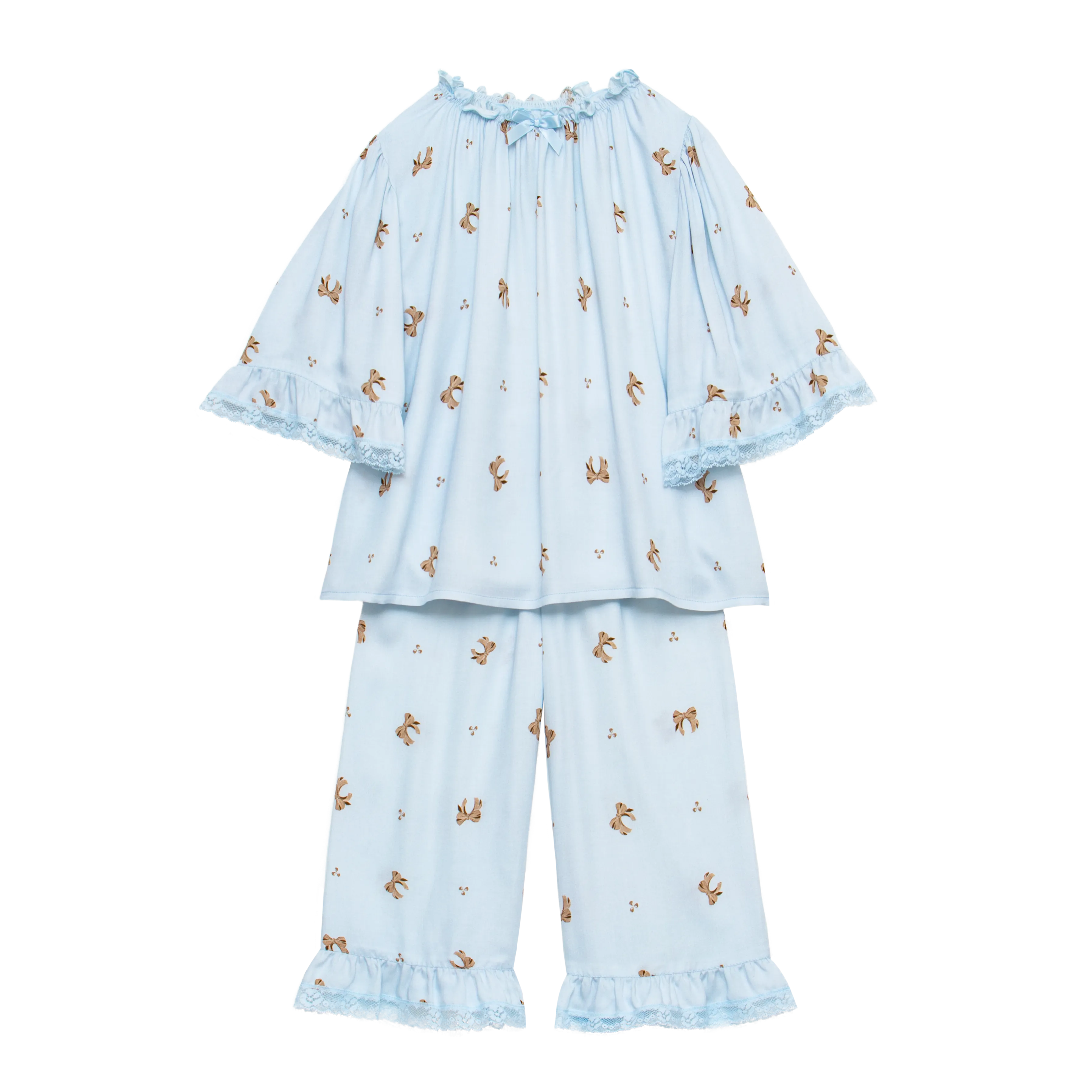 MELANY - GIRLS PYJAMA SET IN BLUE