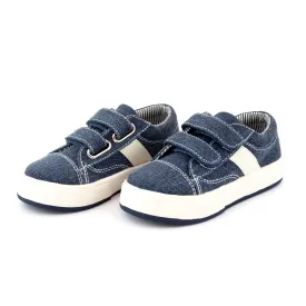 Miles Double V Shoe - Navy