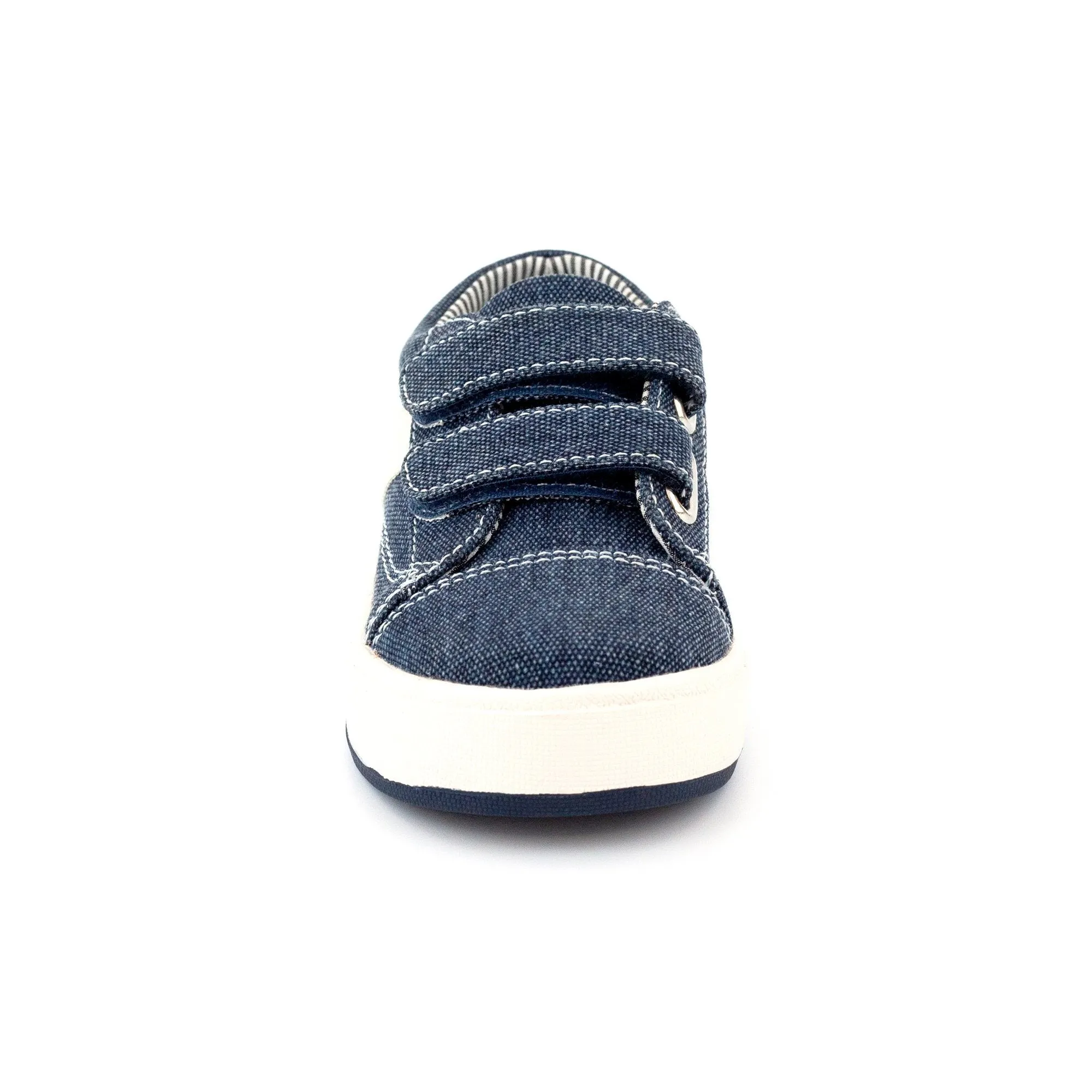 Miles Double V Shoe - Navy