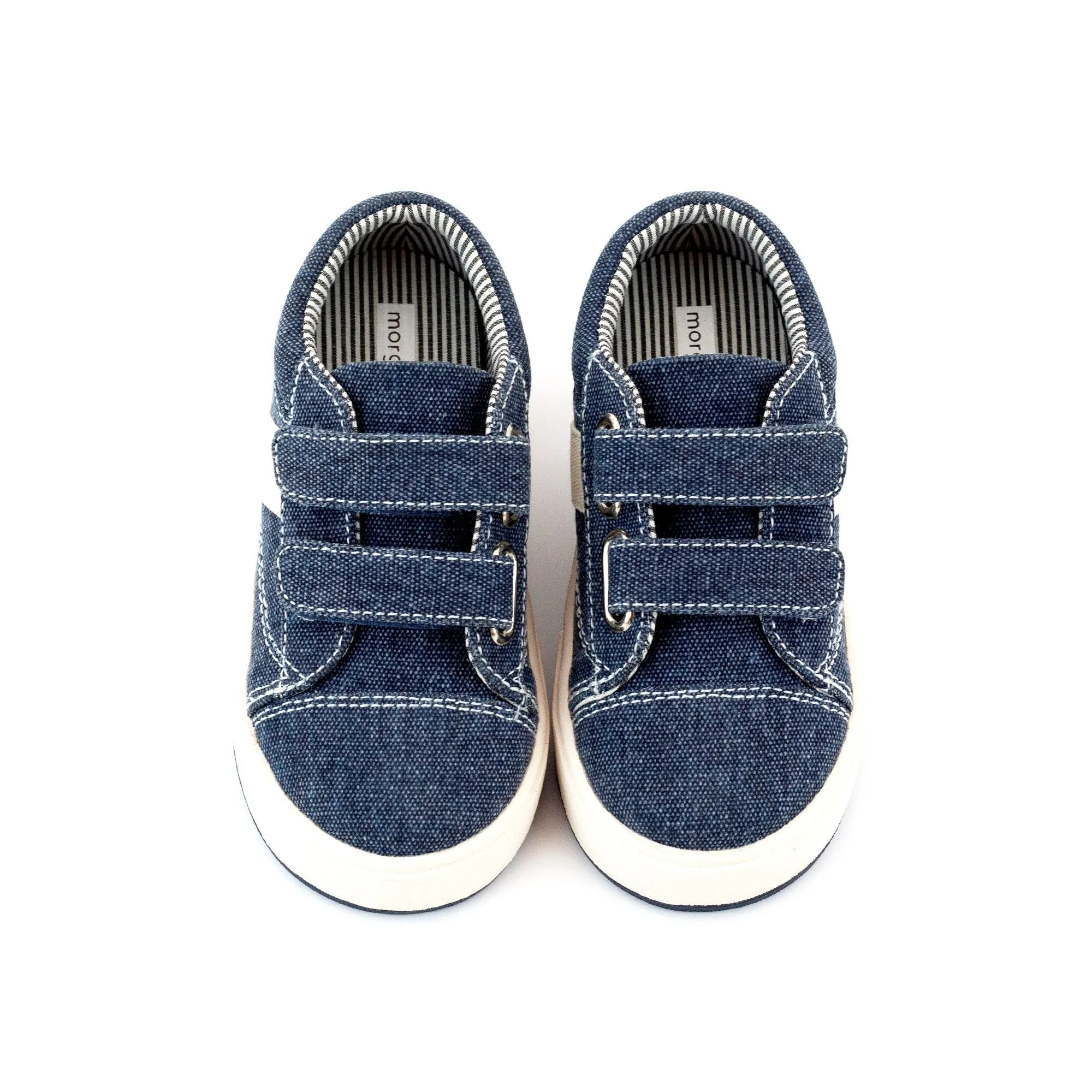 Miles Double V Shoe - Navy